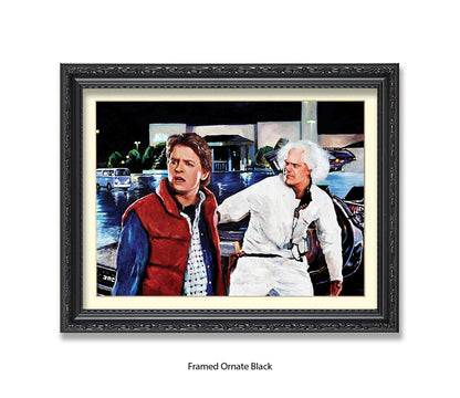 Back To The Future Doc - Michael Kozlov Art Print