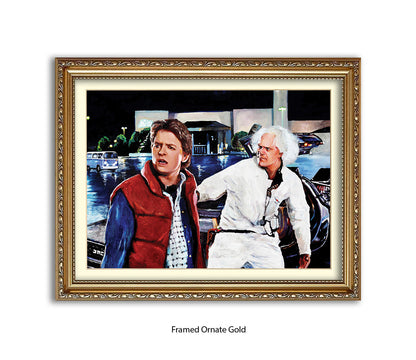 Back To The Future Doc - Michael Kozlov Art Print