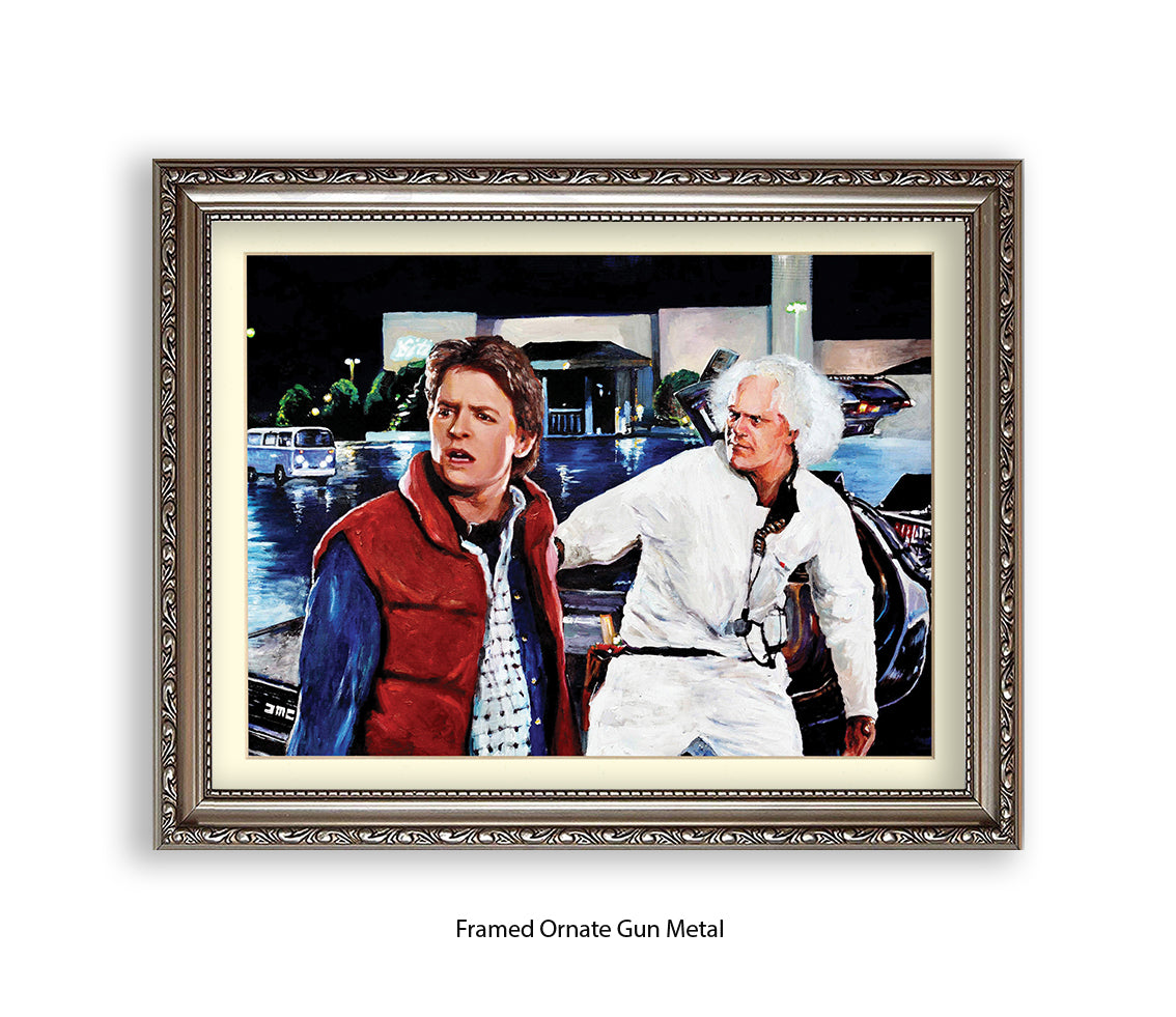 Back To The Future Doc - Michael Kozlov Art Print