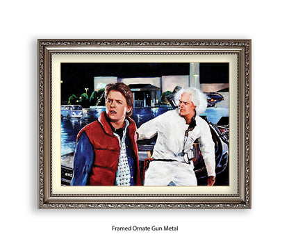 Back To The Future Doc - Michael Kozlov Art Print