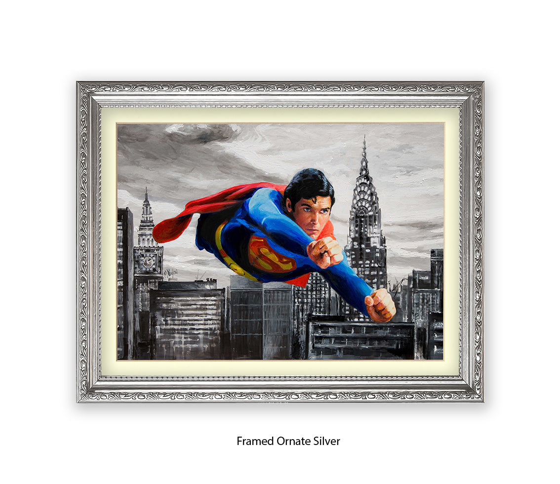 Superman -  Christopher Reeve - Michael Kozlov Art Print