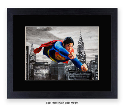 Superman -  Christopher Reeve - Michael Kozlov Art Print