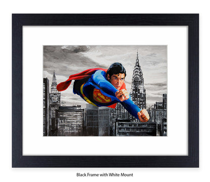 Superman -  Christopher Reeve - Michael Kozlov Art Print