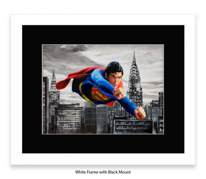 Superman -  Christopher Reeve - Michael Kozlov Art Print