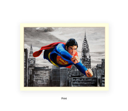 Superman -  Christopher Reeve - Michael Kozlov Art Print