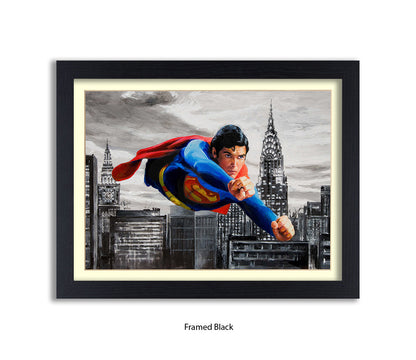 Superman -  Christopher Reeve - Michael Kozlov Art Print