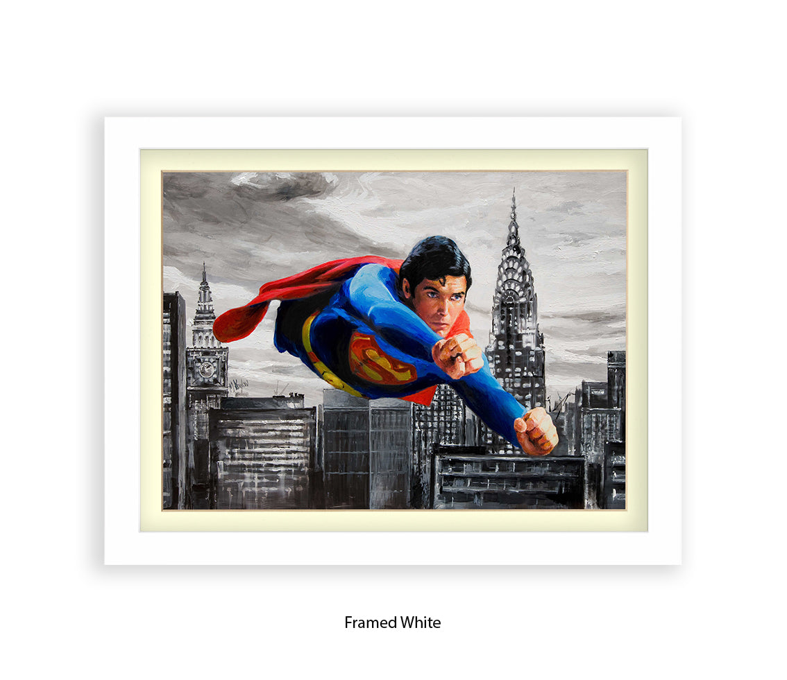 Superman -  Christopher Reeve - Michael Kozlov Art Print