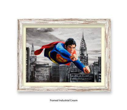 Superman -  Christopher Reeve - Michael Kozlov Art Print