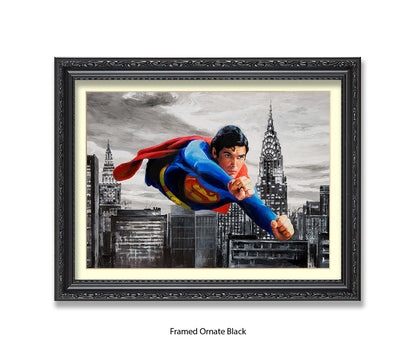 Superman -  Christopher Reeve - Michael Kozlov Art Print