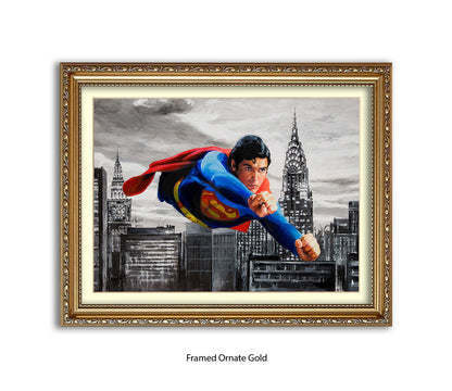 Superman -  Christopher Reeve - Michael Kozlov Art Print