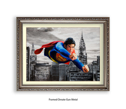 Superman -  Christopher Reeve - Michael Kozlov Art Print