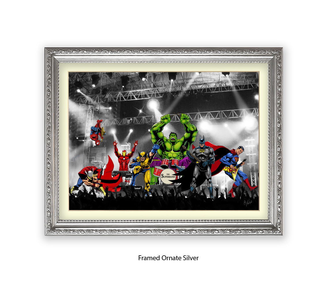 Band On Stage - Michael Kozlov Art Print