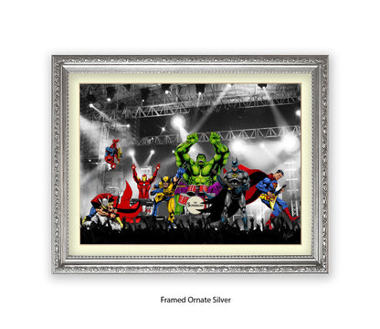 Band On Stage - Michael Kozlov Art Print