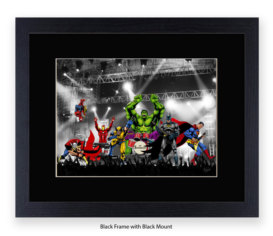 Band On Stage - Michael Kozlov Art Print