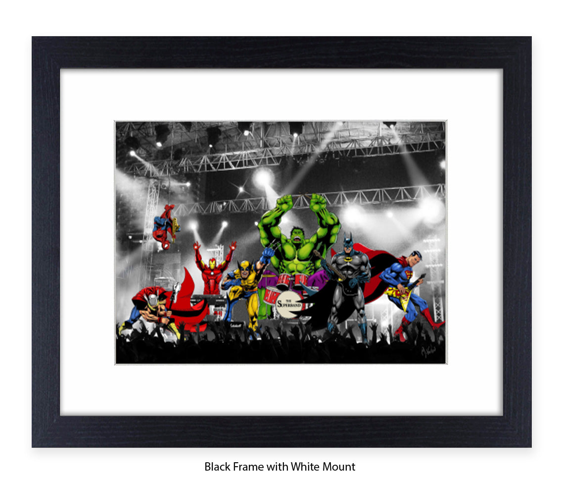 Band On Stage - Michael Kozlov Art Print