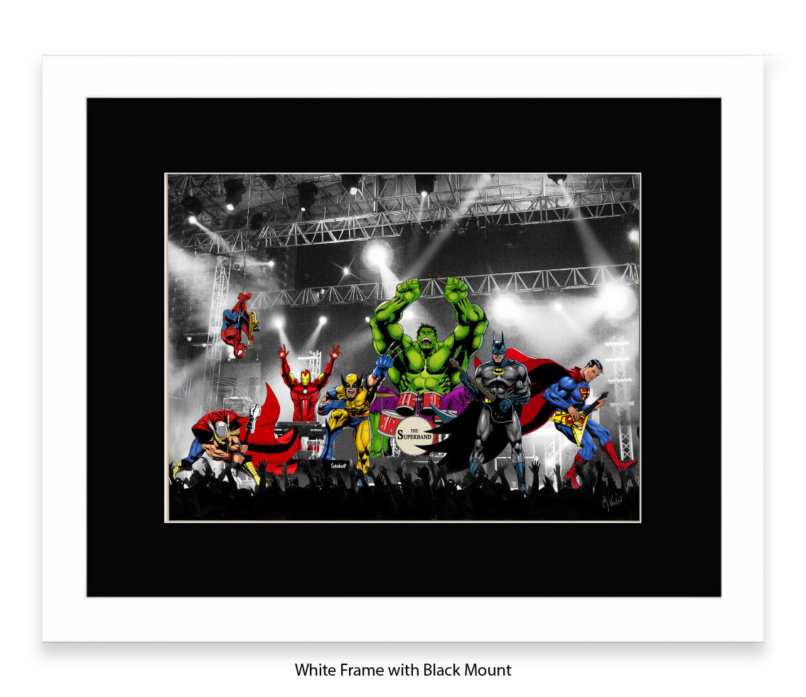 Band On Stage - Michael Kozlov Art Print