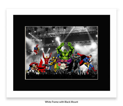 Band On Stage - Michael Kozlov Art Print