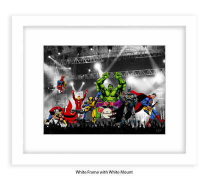 Band On Stage - Michael Kozlov Art Print