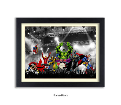 Band On Stage - Michael Kozlov Art Print