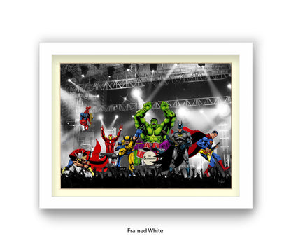 Band On Stage - Michael Kozlov Art Print