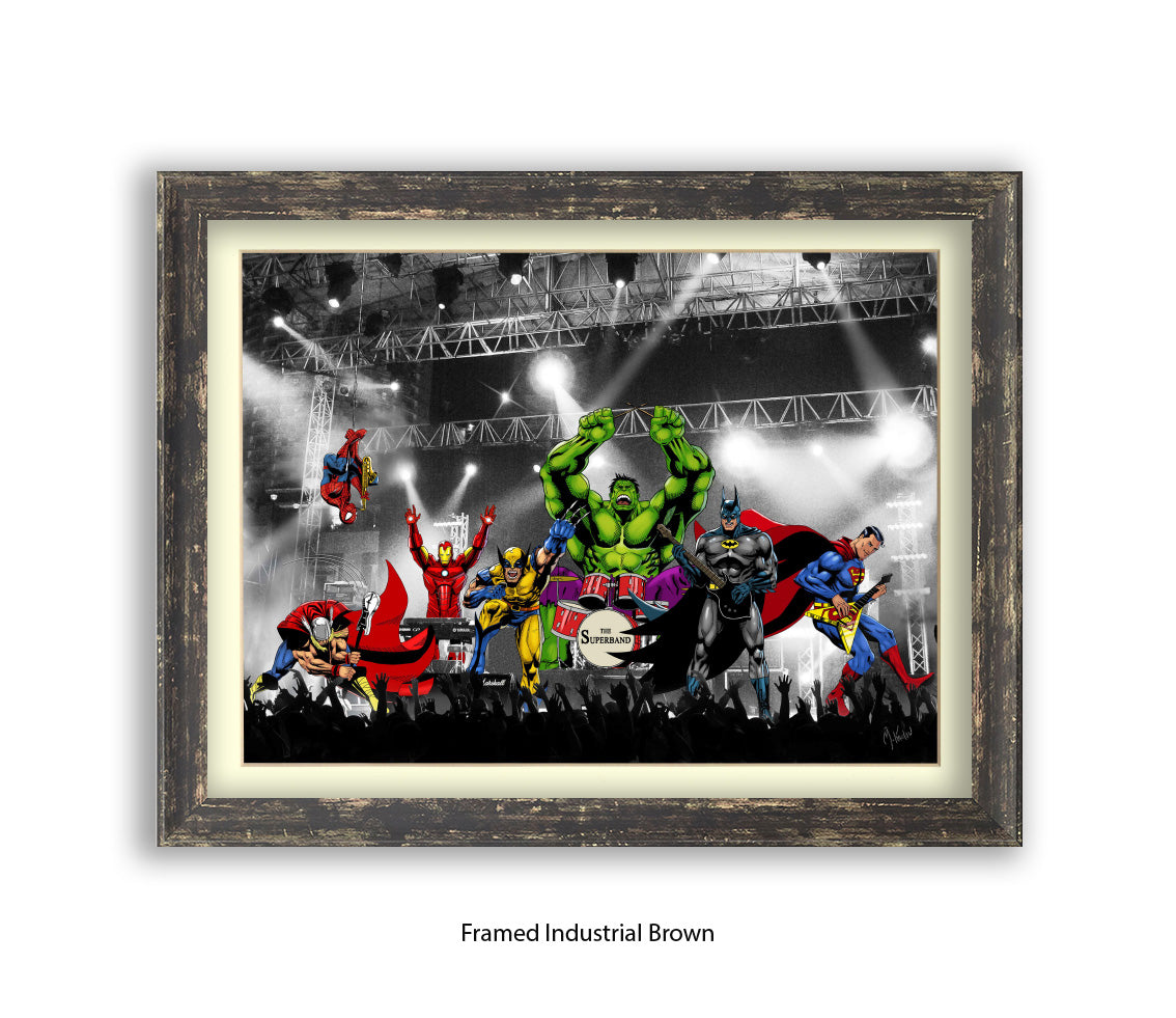 Band On Stage - Michael Kozlov Art Print