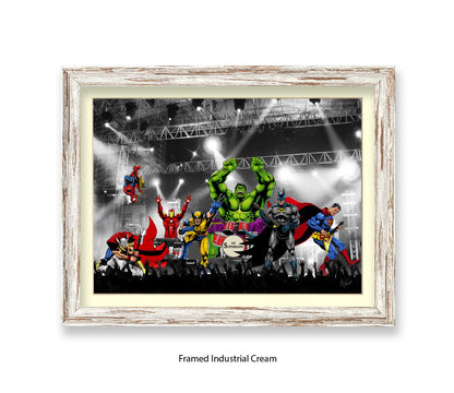 Band On Stage - Michael Kozlov Art Print