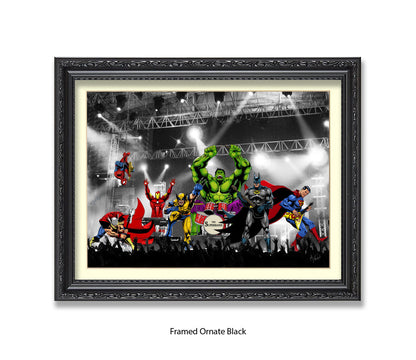 Band On Stage - Michael Kozlov Art Print