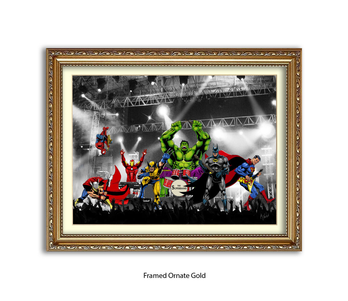 Band On Stage - Michael Kozlov Art Print