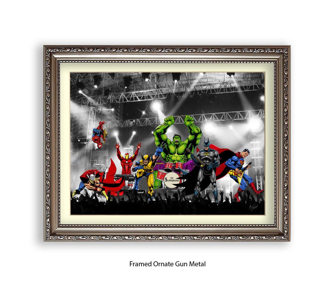 Band On Stage - Michael Kozlov Art Print