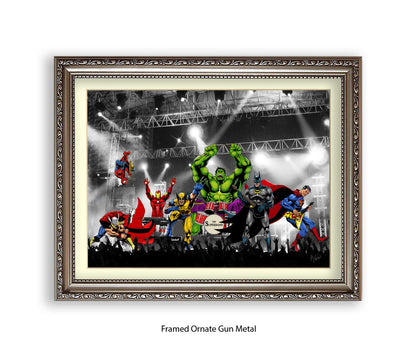 Band On Stage - Michael Kozlov Art Print