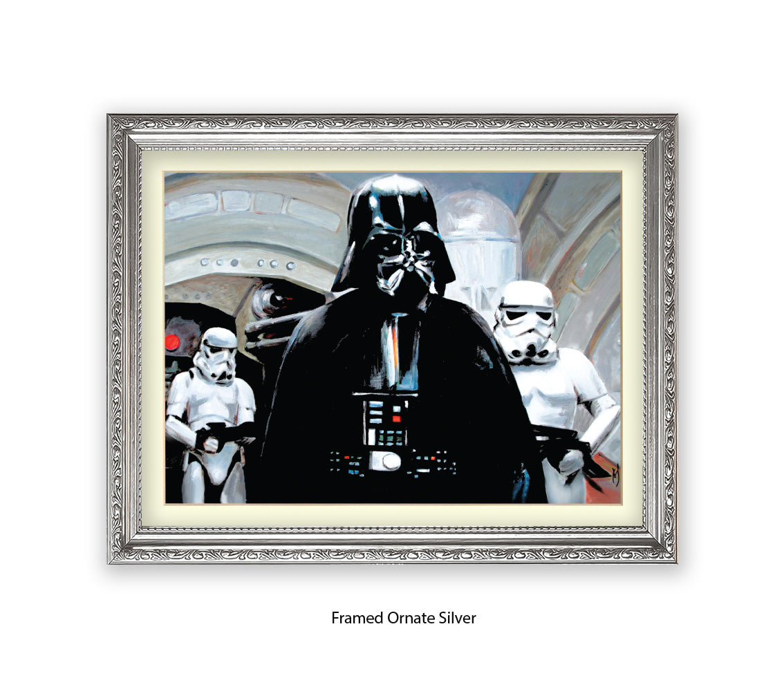 Star Wars - Darth Vader - Stormtroopers - Michael Kozlov Art Print
