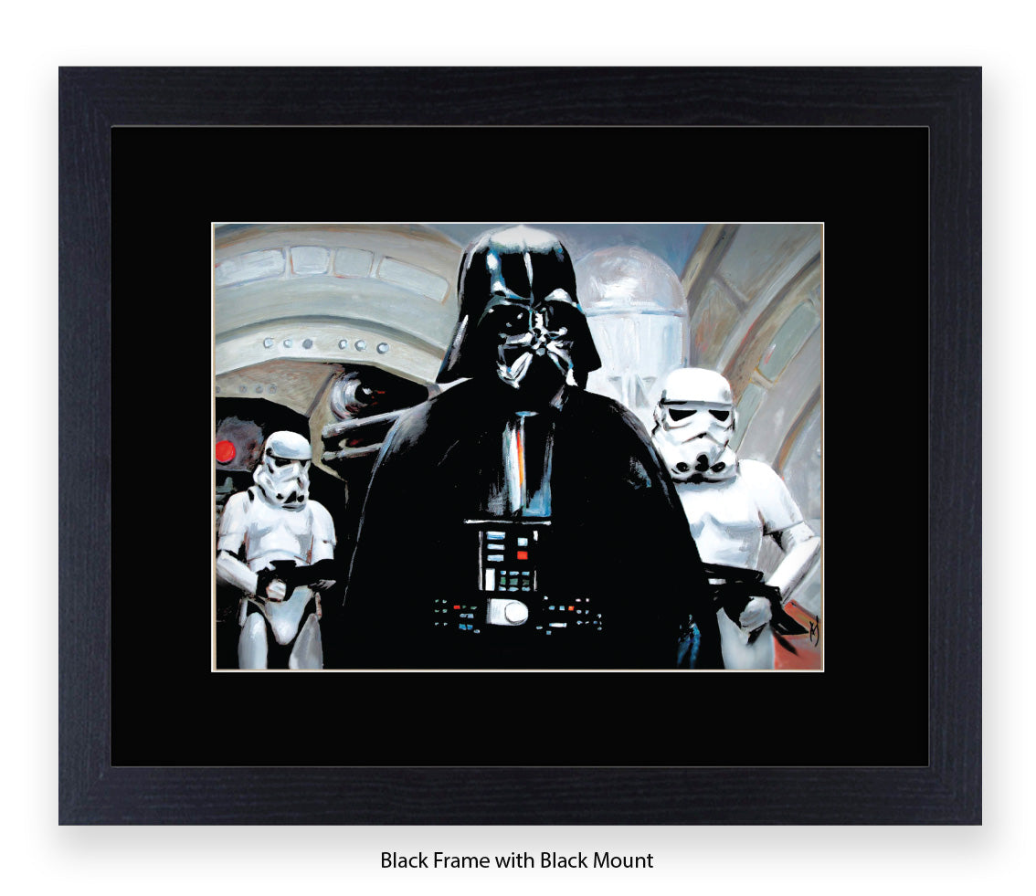 Star Wars - Darth Vader - Stormtroopers - Michael Kozlov Art Print