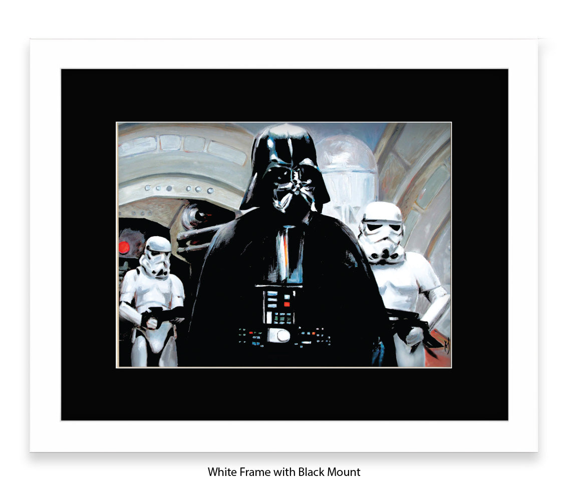 Star Wars - Darth Vader - Stormtroopers - Michael Kozlov Art Print