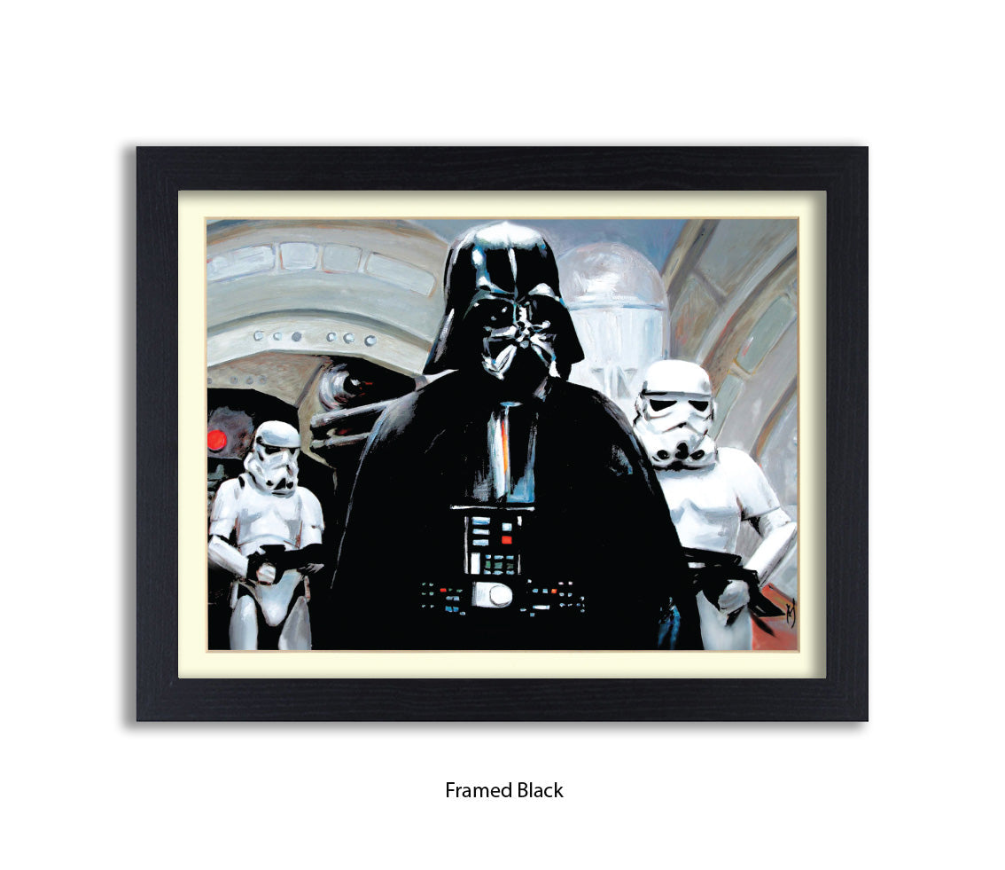 Star Wars - Darth Vader - Stormtroopers - Michael Kozlov Art Print