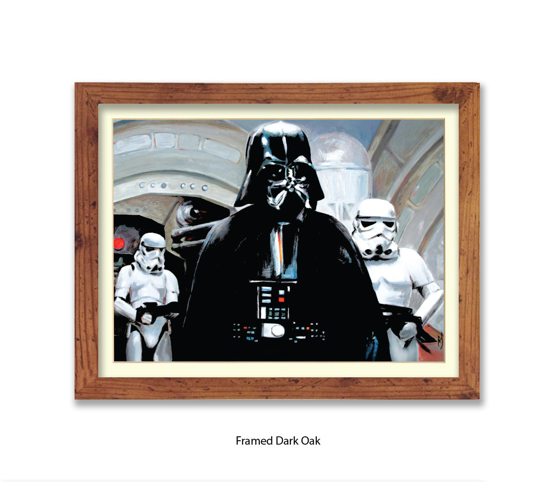 Star Wars - Darth Vader - Stormtroopers - Michael Kozlov Art Print