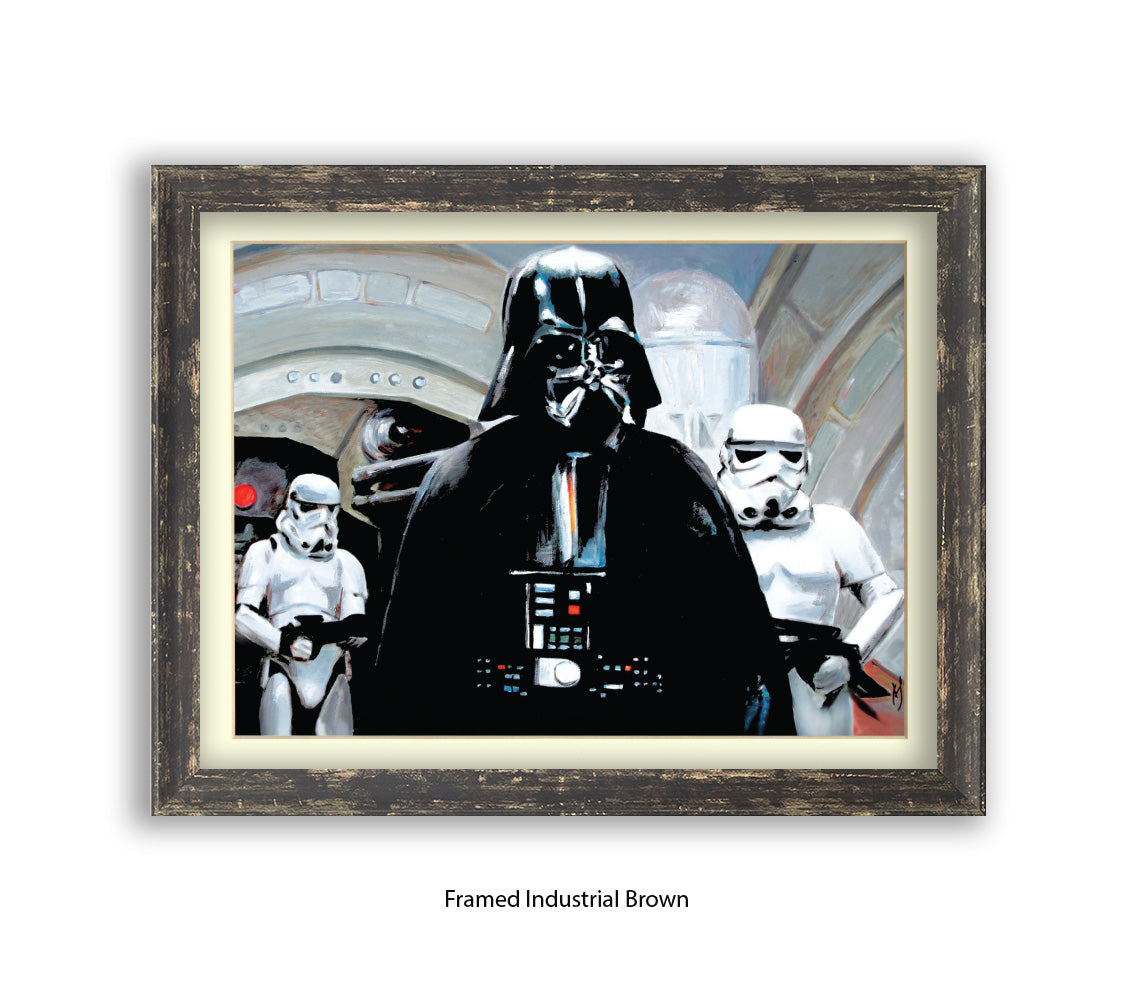 Star Wars - Darth Vader - Stormtroopers - Michael Kozlov Art Print