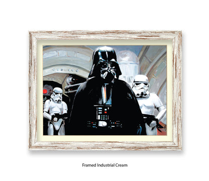 Star Wars - Darth Vader - Stormtroopers - Michael Kozlov Art Print