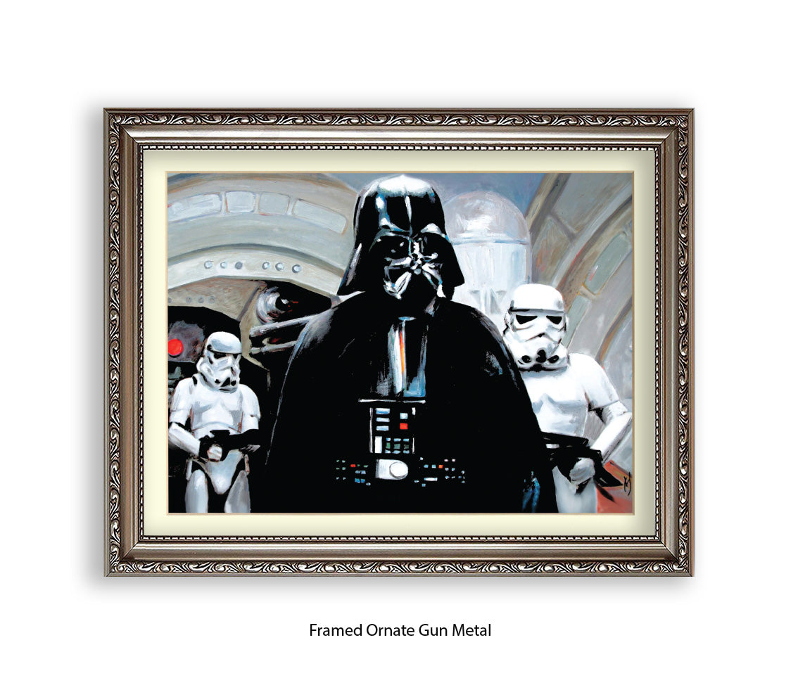 Star Wars - Darth Vader - Stormtroopers - Michael Kozlov Art Print