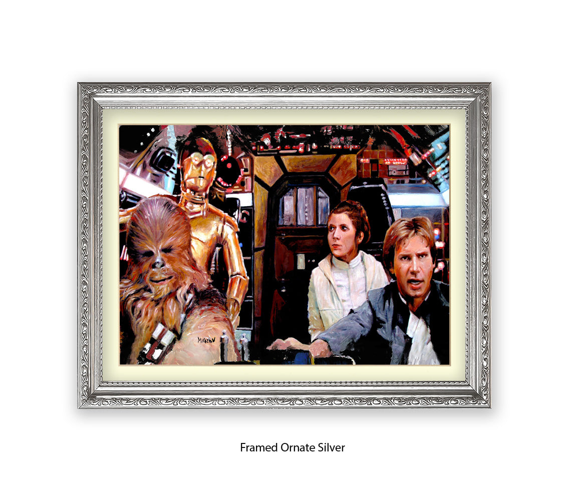 Star Wars - Cockpit - Michael Kozlov Art Print