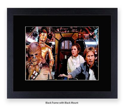 Star Wars - Cockpit - Michael Kozlov Art Print