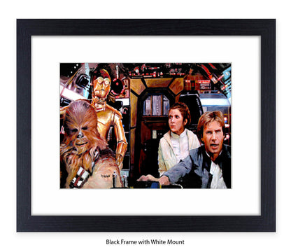 Star Wars - Cockpit - Michael Kozlov Art Print