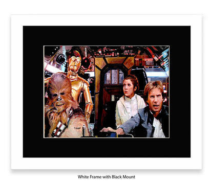 Star Wars - Cockpit - Michael Kozlov Art Print