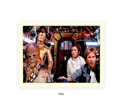 Star Wars - Cockpit - Michael Kozlov Art Print