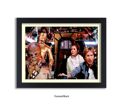 Star Wars - Cockpit - Michael Kozlov Art Print