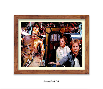 Star Wars - Cockpit - Michael Kozlov Art Print