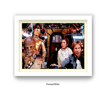 Star Wars - Cockpit - Michael Kozlov Art Print