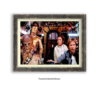 Star Wars - Cockpit - Michael Kozlov Art Print