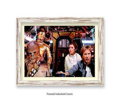 Star Wars - Cockpit - Michael Kozlov Art Print