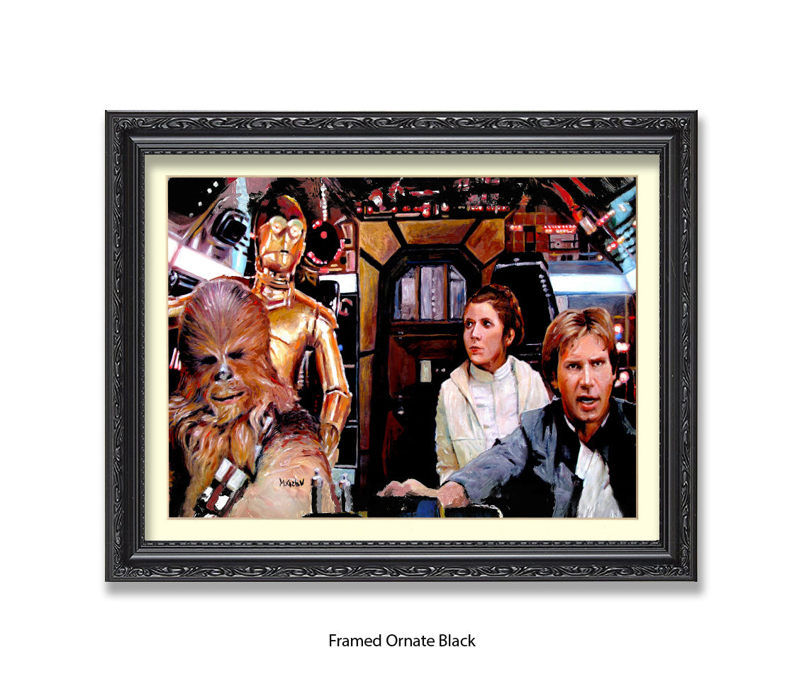 Star Wars - Cockpit - Michael Kozlov Art Print