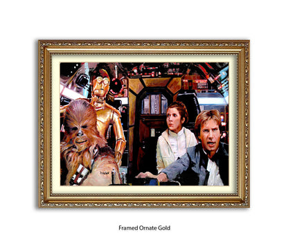 Star Wars - Cockpit - Michael Kozlov Art Print